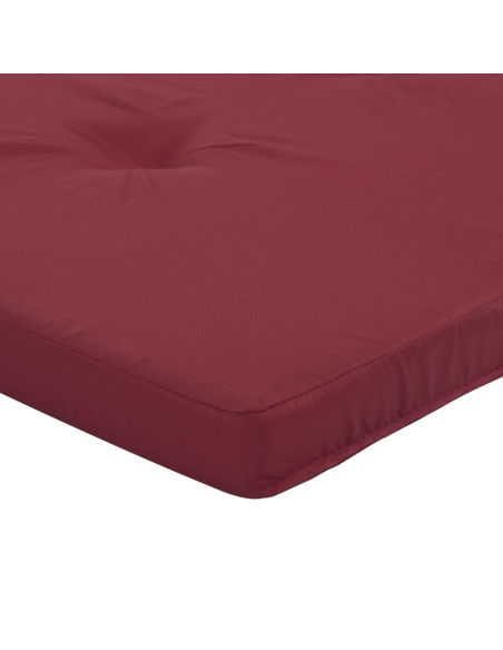Cuscini per Sedia Adirondack 2 pz Rosso Vino in Tessuto Oxford