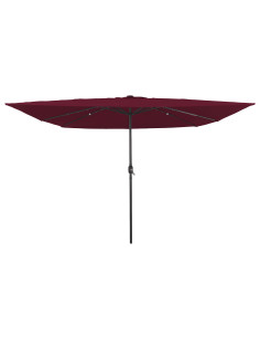 Ombrello da giardino Rosso Bordeaux 295 x 295 x 245 cm