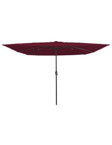 Ombrello da giardino Rosso Bordeaux 295 x 295 x 245 cm