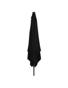 Ombrello da giardino Nero 295 x 295 x 245 cm