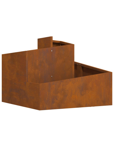 Vaso da giardino Marrone 60 x 60 x 50 cm