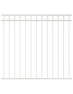 Elemento Recinzione Bianco 170 x 150 cm Acciaio