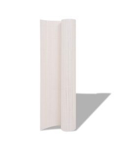 Recinzione per Giardino Bianco 150 x 300 cm PVC