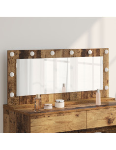 Specchio da Vanità Rettangolare Legno vecchio 100 x 45 x 18 cm