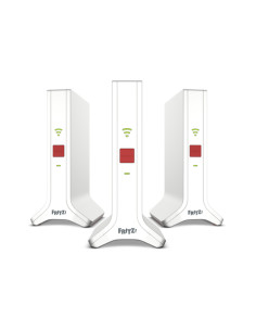 FRITZ!Repeater FRITZ!Mesh Set 4200 3-pack Edition Inter Ripetitore di rete 4200 Mbit/s Rosso, Bianco