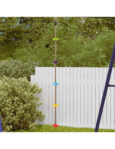 Corda da Arrampicata per Bambini con Piattaforme - 200 cm