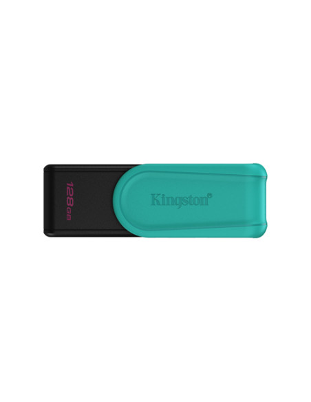 Kingston Technology DataTraveler 128GB Portable USB 3.2 Gen 1 Exodia S (Nero/Turchese)