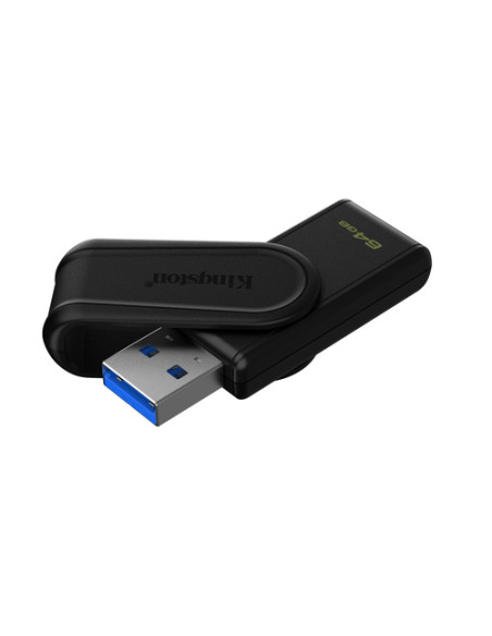 Kingston Technology DataTraveler 64GB Portable USB 3.2 Gen 1 Exodia S (Nero/Nero)