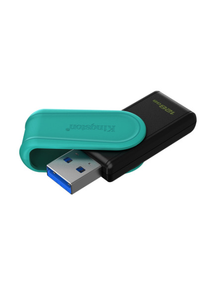 Kingston Technology DataTraveler 128GB Portable USB 3.2 Gen 1 Exodia S (Nero/Turchese)