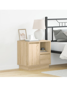 Armadio da Notte con cassetto Rovere Sonoma 50 x 34,5 x 50 cm.