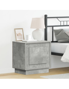Armadio da Notte 2 pcs Grigio cemento 44 x 34,5 x 45 cm