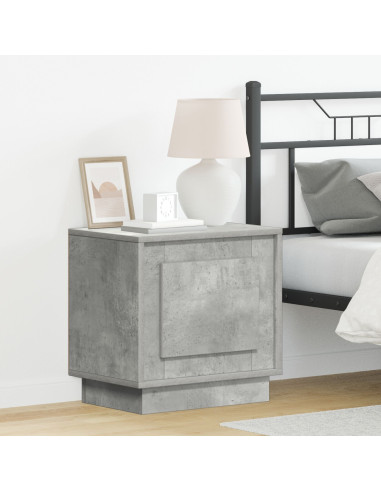Armadio da Notte 2 pcs Grigio cemento 44 x 34,5 x 45 cm
