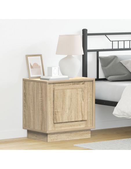 Comodini Set di 2 Rovere Sonoma Legno ingegnerizzato