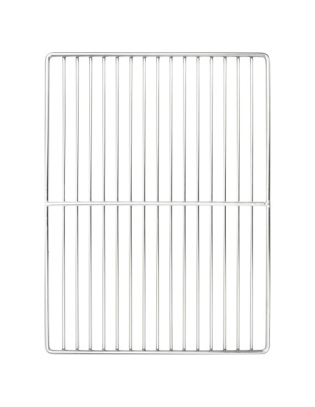 Griglia BBQ rettangolare 40x30 cm in acciaio inox 304