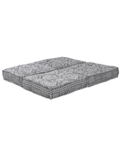 Divano modulare 2 pcs Grigio chiaro 140 x 70 x 36 cm Tessuto