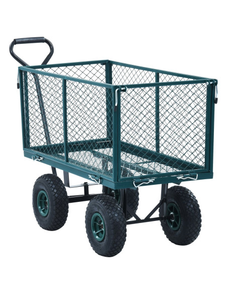 Carrello a Mano da Giardino Verde 350 kg