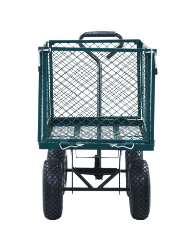 Carrello a Mano da Giardino Verde 350 kg