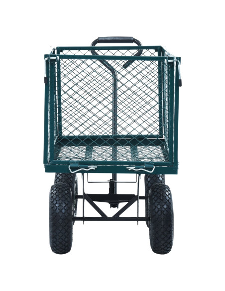 Carrello a Mano da Giardino Verde 350 kg