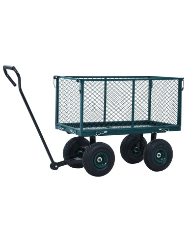 Carrello a Mano da Giardino Verde 350 kg