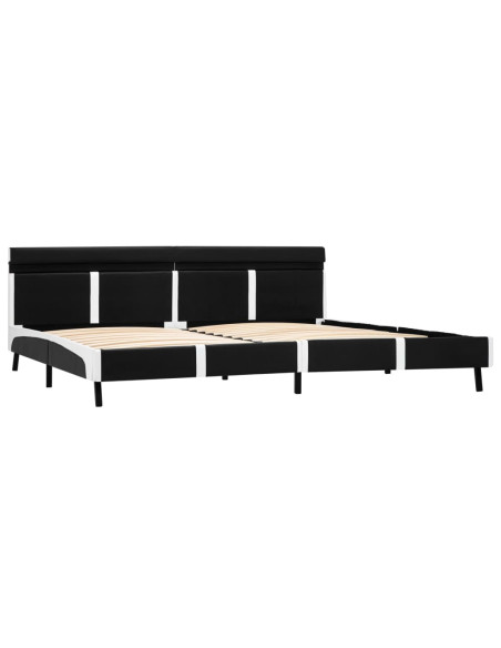 Giroletto con LED Nero in Similpelle 180x200 cm