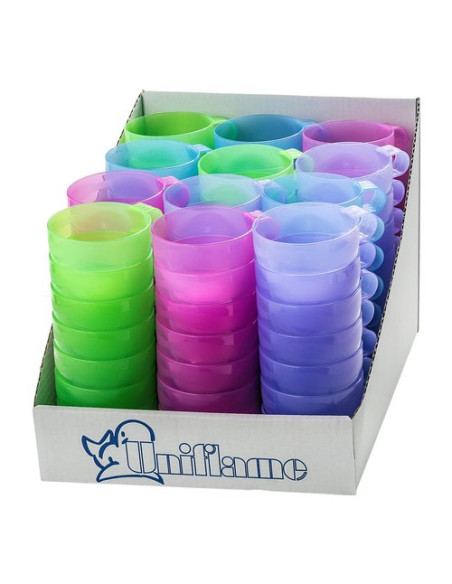 Tazza campeggio Uniflame 2C4078S Impilabile Pic Nic Assortito