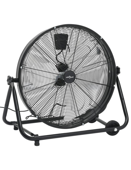 Ventilatore da Pavimento 60 cm 180 W Nero