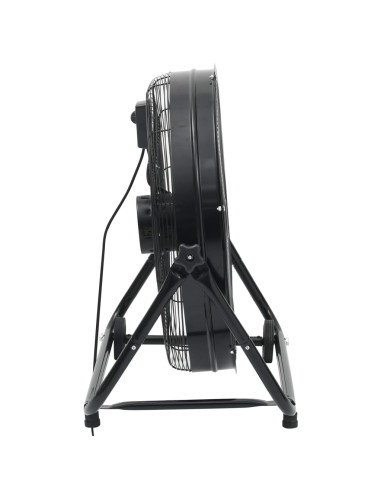 Ventilatore a Tamburo Industriale 60 cm 172,5 W Nero