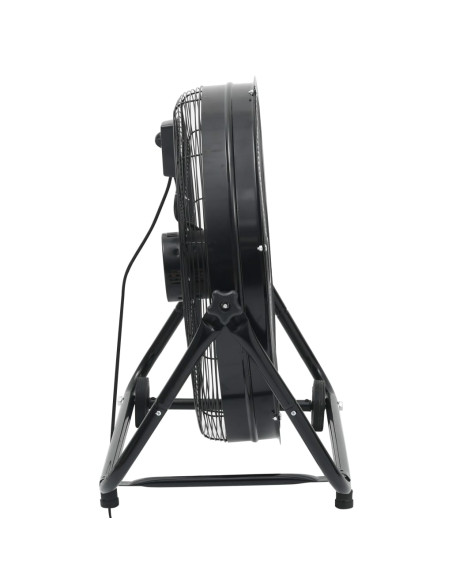 Ventilatore a Tamburo Industriale 60 cm 172,5 W Nero