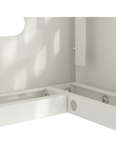 Copertura per condizionatore  bianca 90x40x60 cm in acciaio