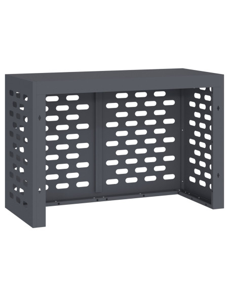 Copertura per Condizionatore  Antracite 90x40x60 cm Acciaio
