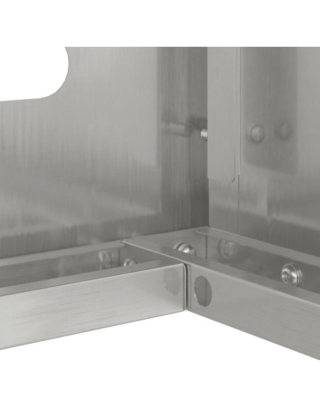 Copertura per Condizionatore d'Aria  110x50x80 cm in Acciaio Inossidabile