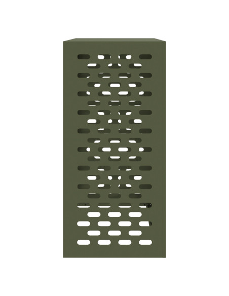 Copertura per Condizionatore  Verde Oliva 110x50x105 cm in Acciaio