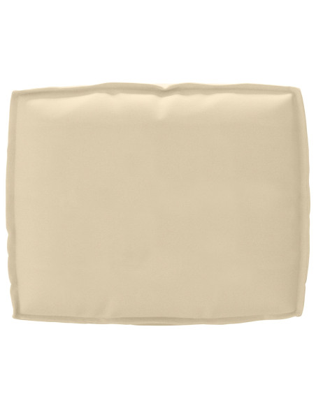 Set di Cuscini per Pallet 2 pcs Beige Tessuto Oxford