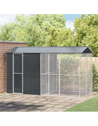 Gabbia per uccelli Antracite 430 x 208 x 247 cm Acciaio zincato