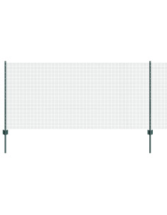 Recinzione con Posto Verde 1 x 50 m Acciaio e PVC