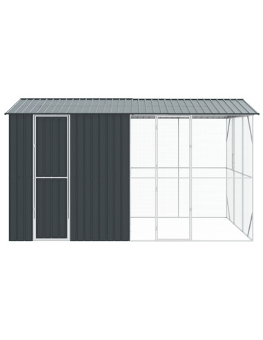 Gabbia per uccelli Antracite 430 x 310 x 247 cm Acciaio zincato