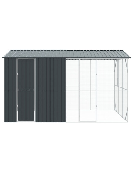 Gabbia per uccelli Antracite 430 x 310 x 247 cm Acciaio zincato