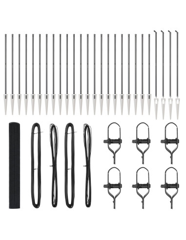 Palo della recinzione Grigio 50 x 1,2 m (rete 16 x 16 mm)