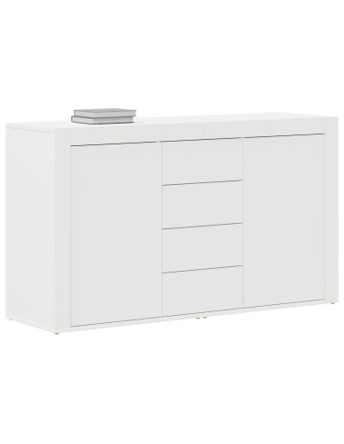 Credenza con cassetto Bianco 120 x 36 x 69 cm Legno multistrato