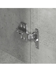 Credenza Grigio cemento 120 x 36 x 69 cm Legno multistrato