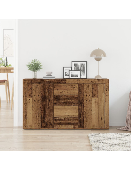 Credenza  Legno Vecchio Legno Massello di Recupero 120 x 36 x 69 cm