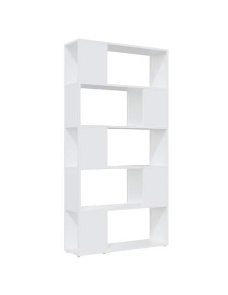 Libreria/Divisorio Bianco 80x24x155 cm in Truciolato