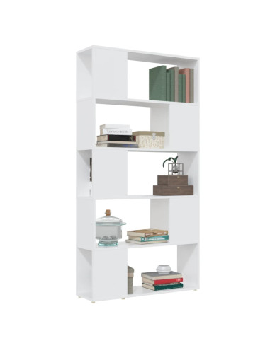 Libreria/Divisorio Bianco 80x24x155 cm in Truciolato