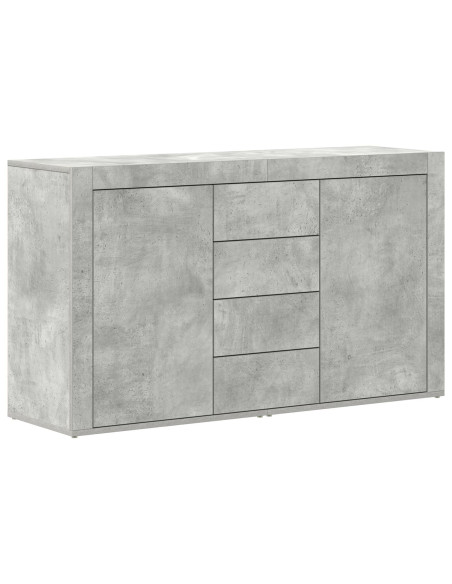 Credenza Grigio cemento 120 x 36 x 69 cm Legno multistrato