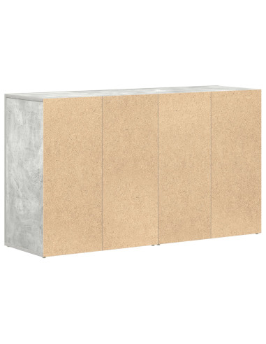 Credenza Grigio cemento 120 x 36 x 69 cm Legno multistrato