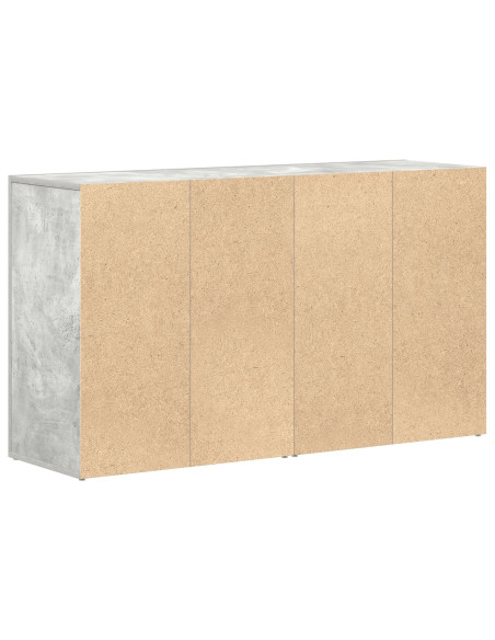 Credenza Grigio cemento 120 x 36 x 69 cm Legno multistrato