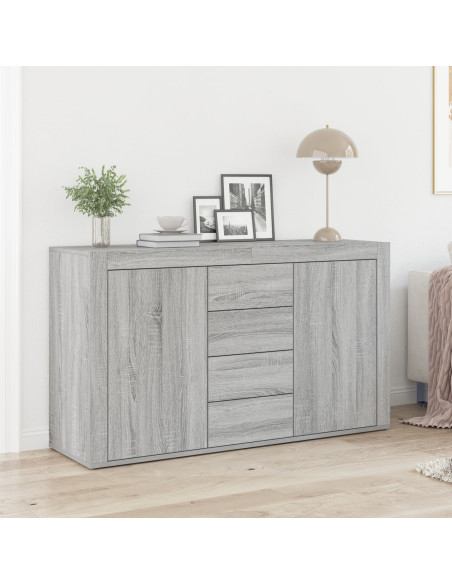 Credenza Grigio sonoma Legno ingegnerizzato 120 x 36 x 69 cm