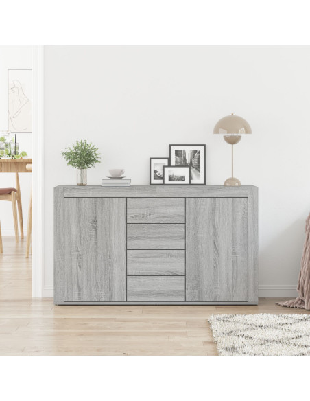 Credenza Grigio sonoma Legno ingegnerizzato 120 x 36 x 69 cm