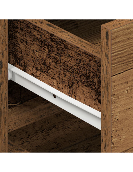 Credenza  Legno Vecchio Legno Massello di Recupero 120 x 36 x 69 cm