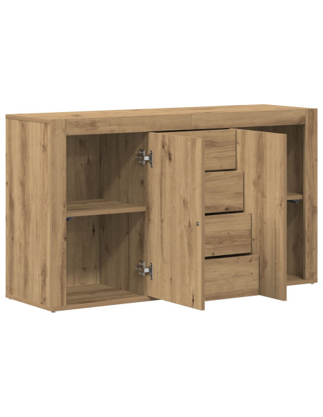 Credenza  Rovere Artigianale Legno ingegnerizzato 120 x 36 x 69 cm